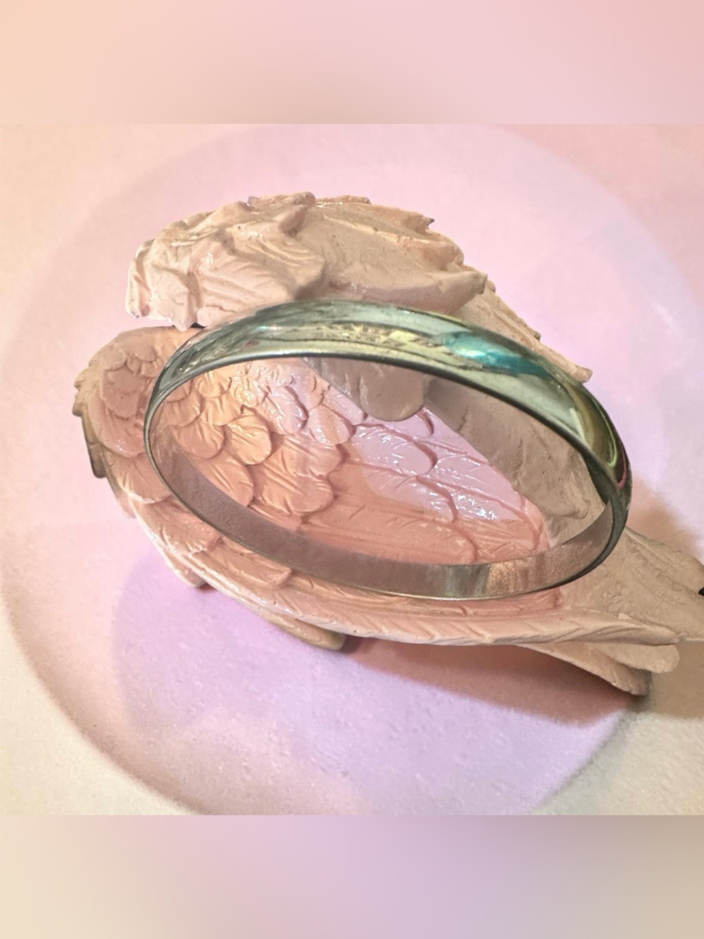 Monet Silver-Tone Bangle Bracelet